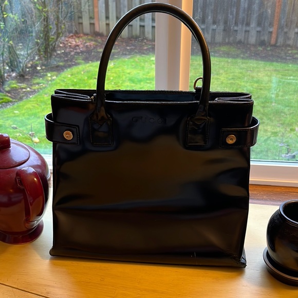 Gucci, Bags, Vintage 95s Leather Gucci Bag